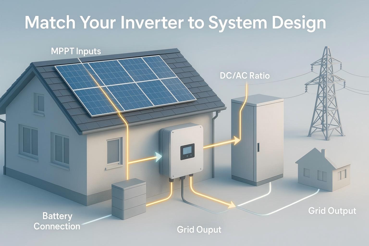 Match Your Inverter to System Desigr Match Your Inverter to System Desigr